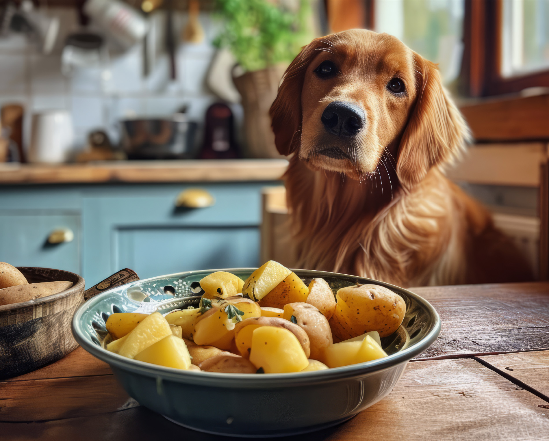 Wer seinem Hund Kartoffeln geben möchte, der sollte unbedingt die Schale entfernen (Fotos: Mid).